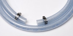 Fischer Technical Company High Vacuum Tubing and Two Clamps Tubing and